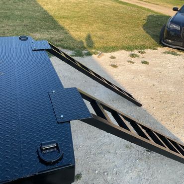 Lost Dog Acres custom flatbed ramps