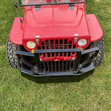 Lost Dog Acres mini jeep go-kart bumper