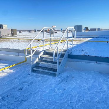 Lost Dog Acres Welding commercial Stairs