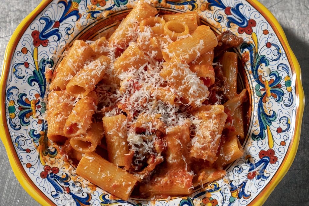 Amatriciana with Rigatoni