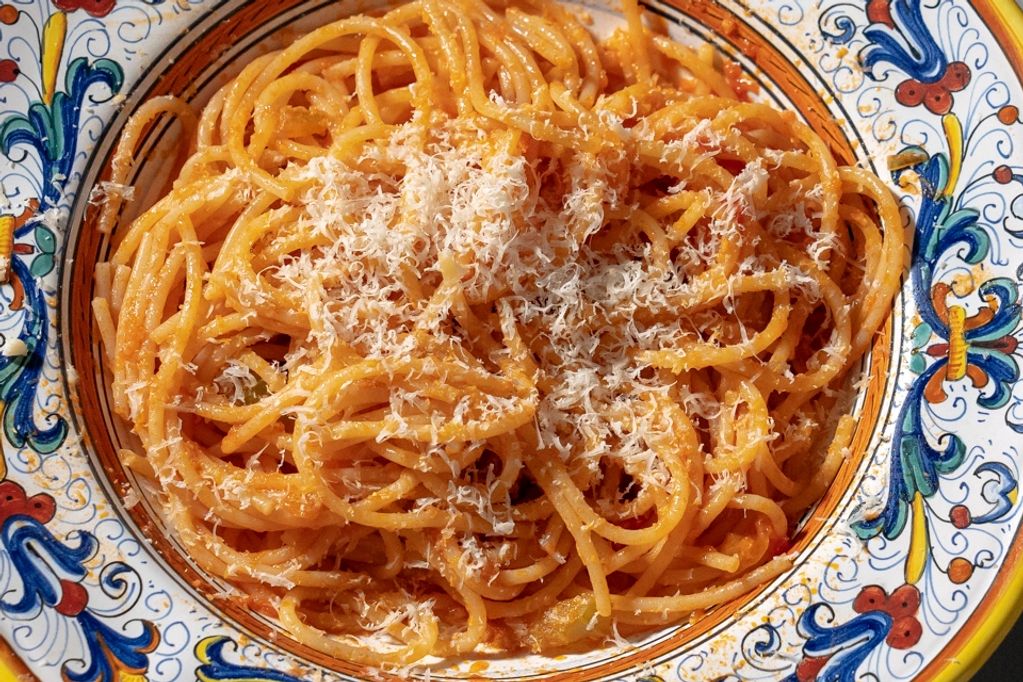 Tomato and apple pasta recipe inspired by the William Tell Overture.