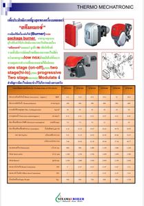 ด้วยความชำนาญเรื่องหม้อไอน้ำ(Steam Boilrr)ในการเลือกเครื่องพ่นไฟ(Burner)มาใช้กับบอยเลอร์(BOiler)