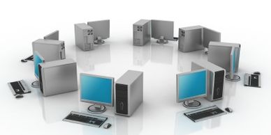 An example of Computers in a network configuration.