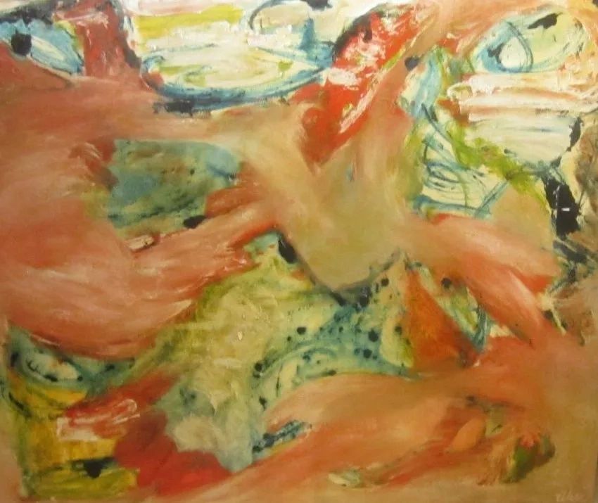 The Super Conscious Weeps
 57"x67"   Oil