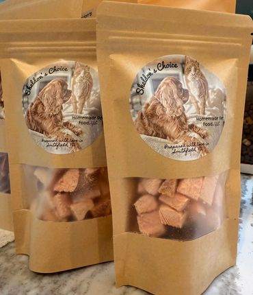 Freeze dried tuna bites!
