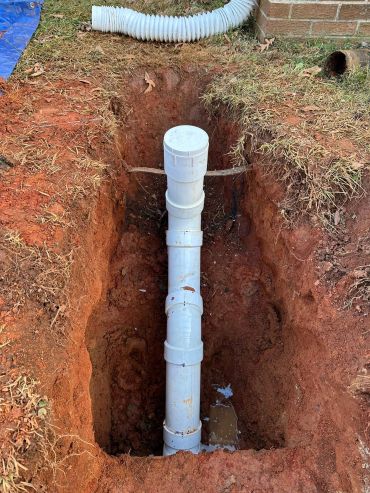 Sewer line repair by A Better Plumbing & Remodel Solutions in Travalers Rest, SC.