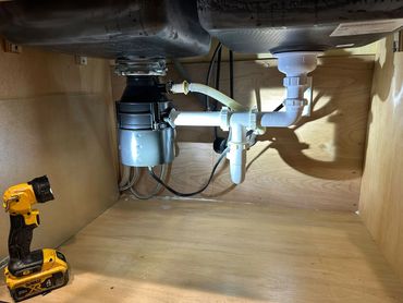 New Garbage Disposal installation by A Better Plumbing & Remodel Solutions serving Greenville, Travelers Rest, and surrounding Upstate South Carolina communities.