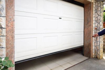 Garage door stock open in Rochester NY