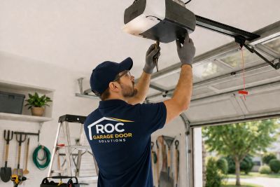 Fast fix of garage door opener by our technician