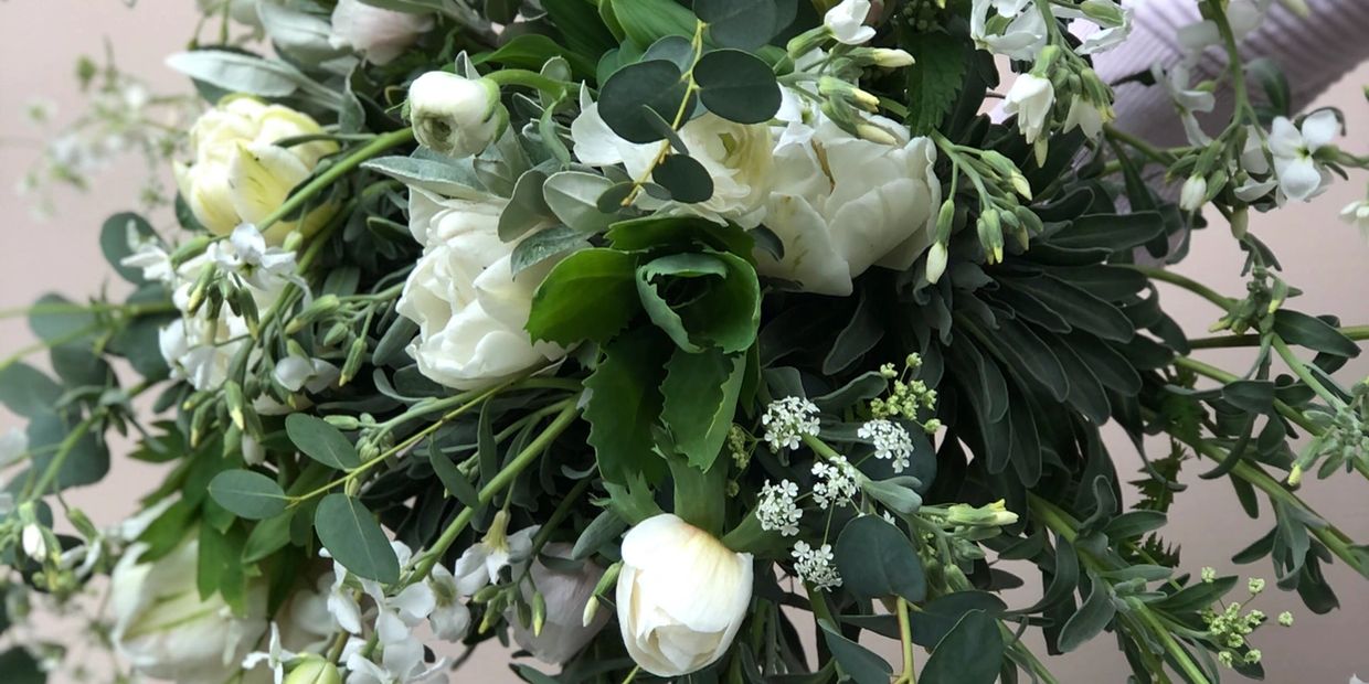 Blostm Botanicals wedding flower bouquet