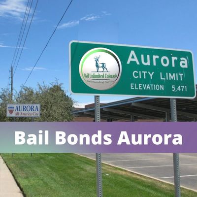 Bail Bonds Aurora - LOGO Bail Unlimited Colorado - Aurora City Limit Signs CO
39.70541, -104.79154
