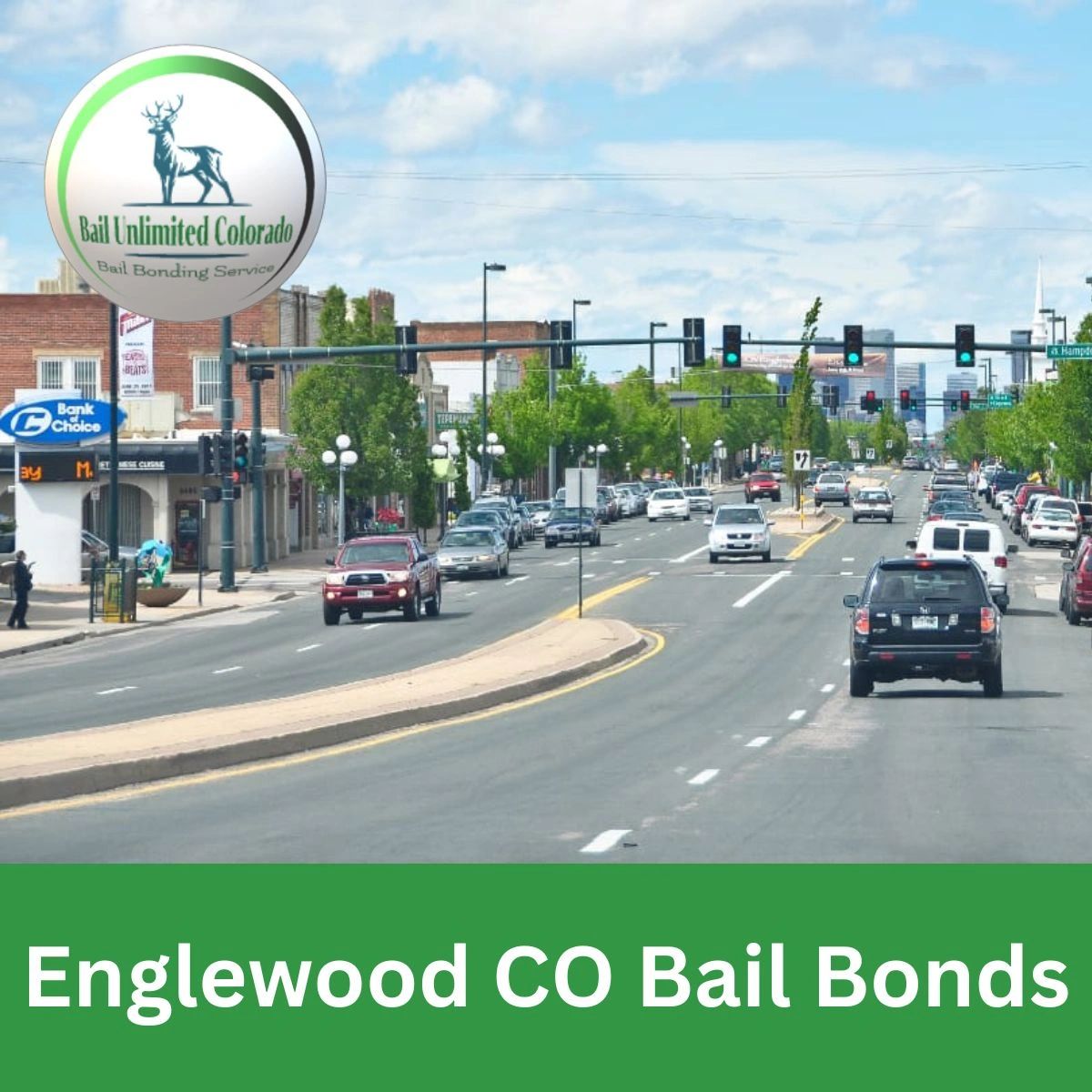 LOGO Bail Unlimited Colorado TEXT Englewood CO Bail Bonds IMAGE Englewood City  39.64776 -104.98775