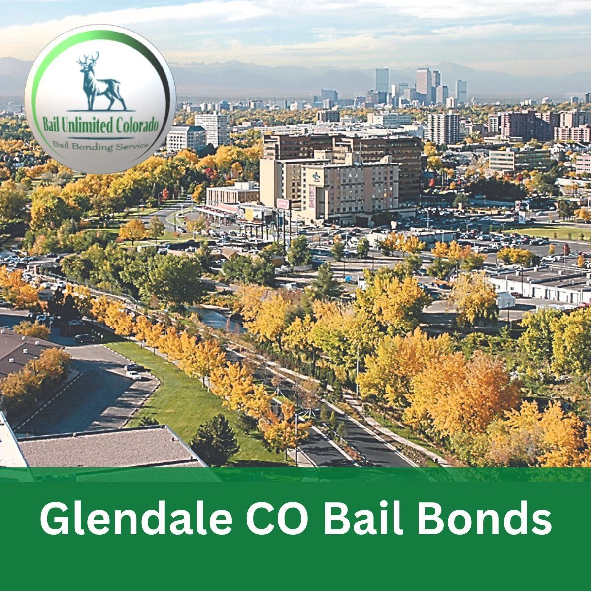 LOGO Bail Unlimited Colorado TEXT Glendale CO Bail Bonds - Glendale municipality 39.70498 -104.93359