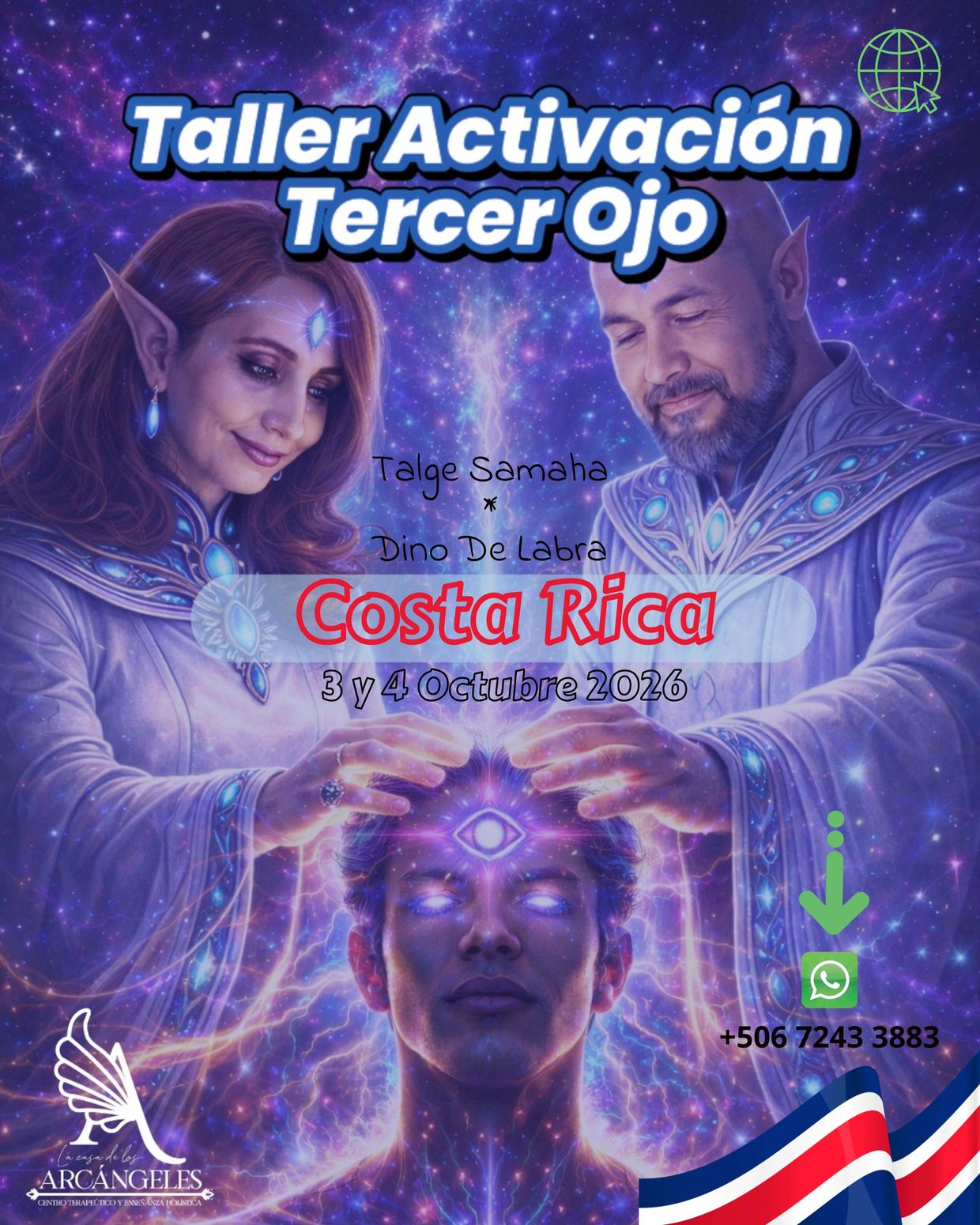 Workshop activation of the third eye in Costa Rica, October 2026.