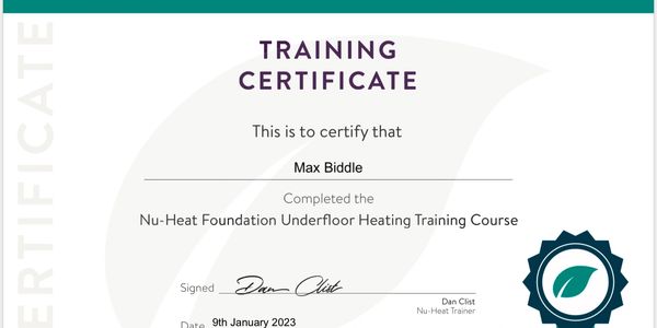 Certified underfloor heating  contractors