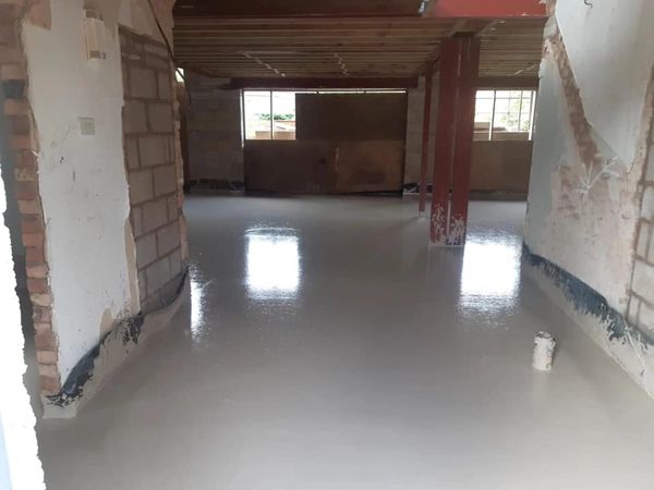 Liquid Screed fast drying we laid in Leamington SPa