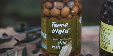 Terra Vigla Doğal Yeşil Zeytin, Ayvalık Zeytin, Zeytinyağı
