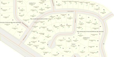 Lighthouse at the Hudson Pier subdivision - Lot and Pot information