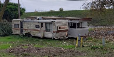 rv trailer removal