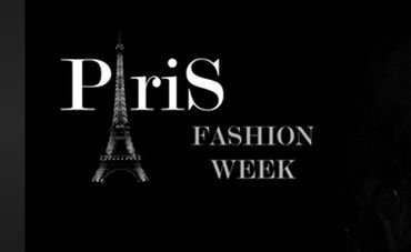 Paris Fashion Week logo with Eiffel Tower design.