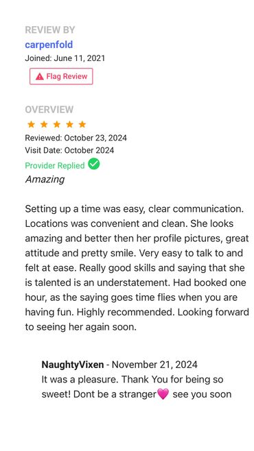 Reviews about what a wonderful companion I am