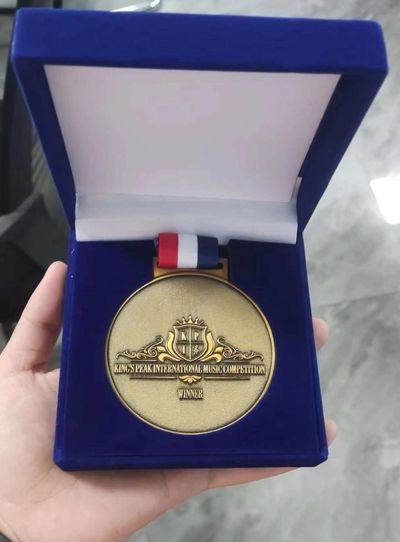 Kings Peak Classical Music Competition winners medal