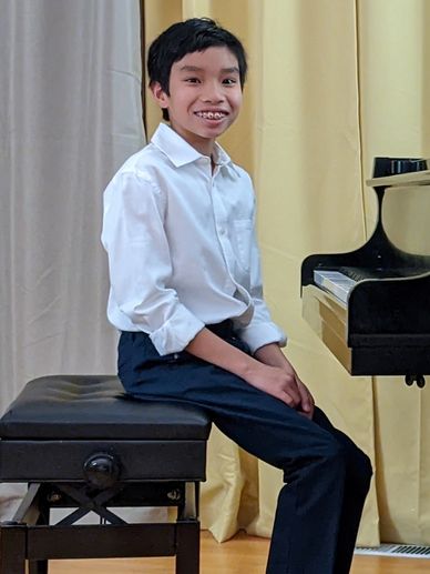 Kings Peak Classical Music competition piano winner
