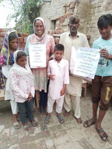 Providing food to brick-making families suffering from hunger, illness, and poor living conditions.