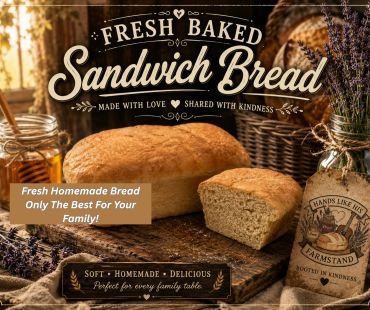 Fresh Homemade everyday bread