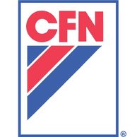CFN logo with CFN in red and blue, red, and another blue stripe below the letters. 