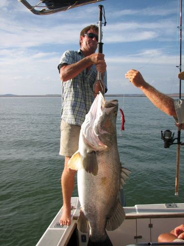 A large fish caught