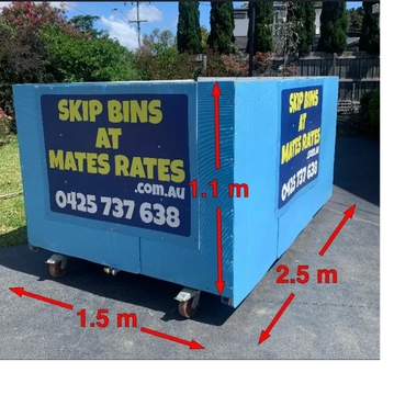 Skip bin hire. 4 cubic meter skip bin