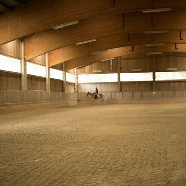 Große Reithalle bei den Pferdefreunden Zloam