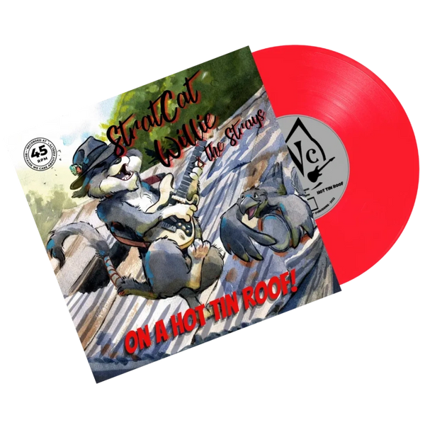 EP cover with red disc.