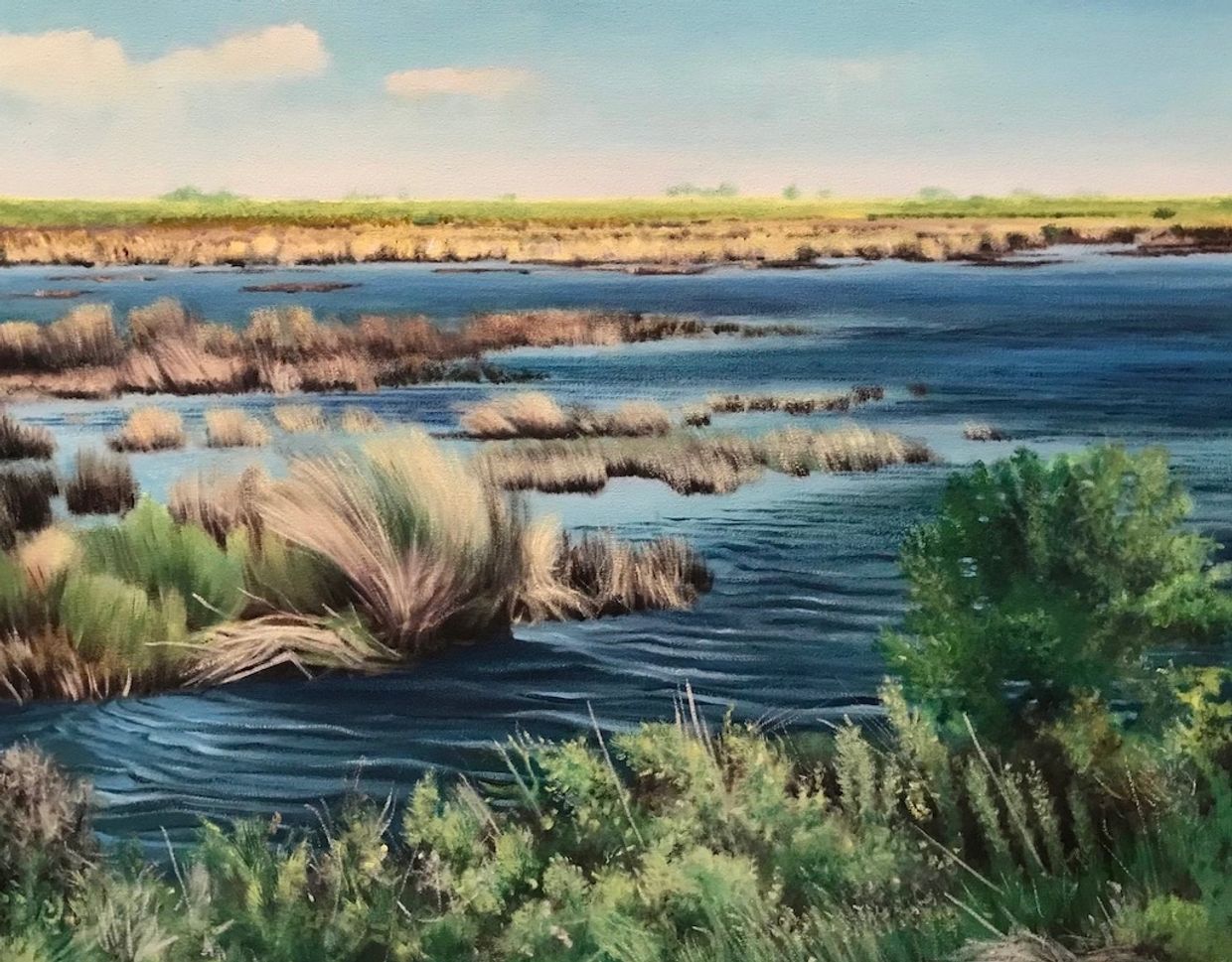 Contemporary art painting of Nature