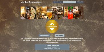 Restaurant La Coursive des Alpes in Méribel.