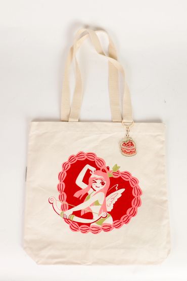 Acrylic Ink on Canvas, Silkscreen, 2023. Includes acrylic charm.