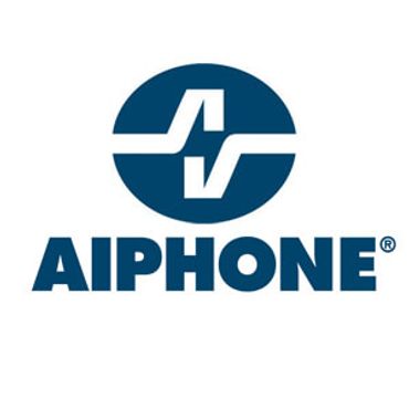AIPHONE logo with a stylized 'A' and 'P' inside a blue circle.