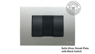 EA Poonawala Bella Silver Streak with Black Switch