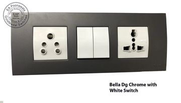 EA Poonawala Bella DG Chrome with White Switch