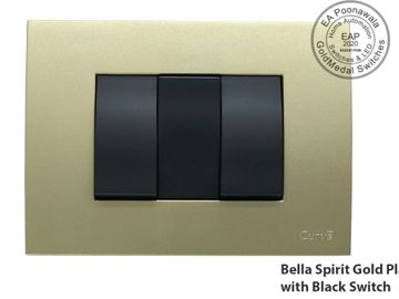 EA Poonawala Bella Spirit Gold with Black Switch