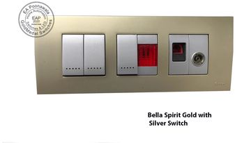 EA Poonawala Bella Spirit Gold with Silver Switch