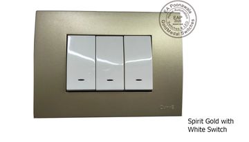 EA Poonawala Bella Spirit Gold with White Switch