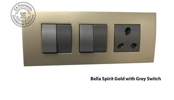EA Poonawala Bella Spirit Gold with Grey Switch