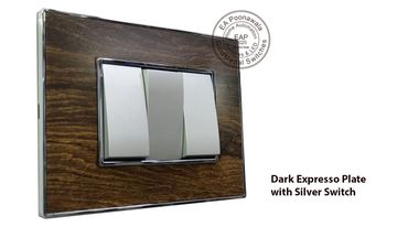 EA Poonawala Wega Dark Expresso with Silver Switch