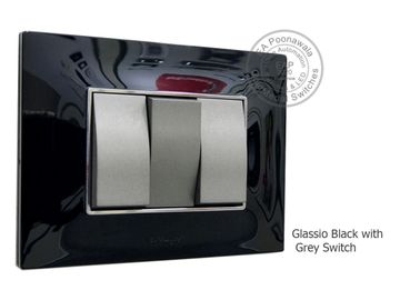 Glassio Black with Grey Switch EA Poonawala