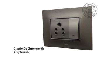 Glassio DG Chrome with Grey Switch EA Poonawala