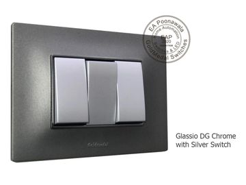 Glassio DG Chrome with Silver Switch EA Poonawala