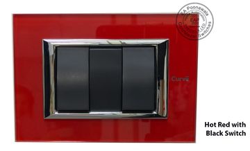 EA Poonawala Hot Red with Black Switch