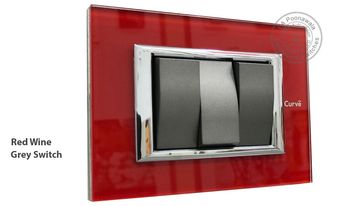 Hot Red with Grey Switch EA Poonawala